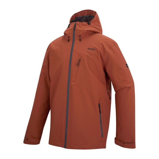 Regatta Heren Oklarna Waterproof Jacket (Baksteenrood) - Image 3