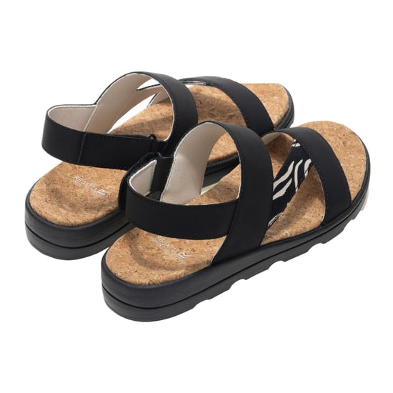 Regatta Dames/Dames Rylie Zebraprint Sandalen (Zwart) - Image 2