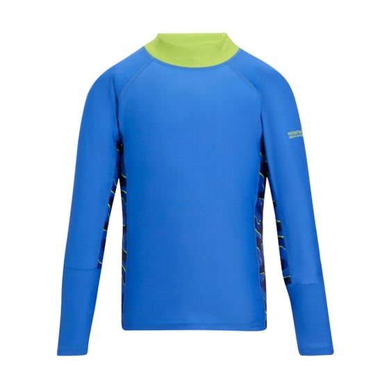 Regatta Meisjes Hoku II Camo Zwemtop (Sonisch Blauw) - Image 1
