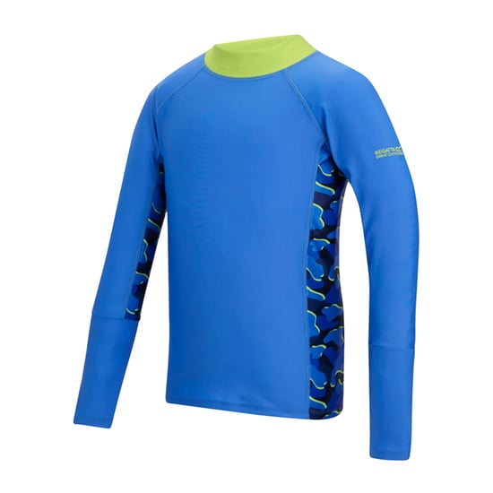 Regatta Meisjes Hoku II Camo Zwemtop (Sonisch Blauw) - Image 3