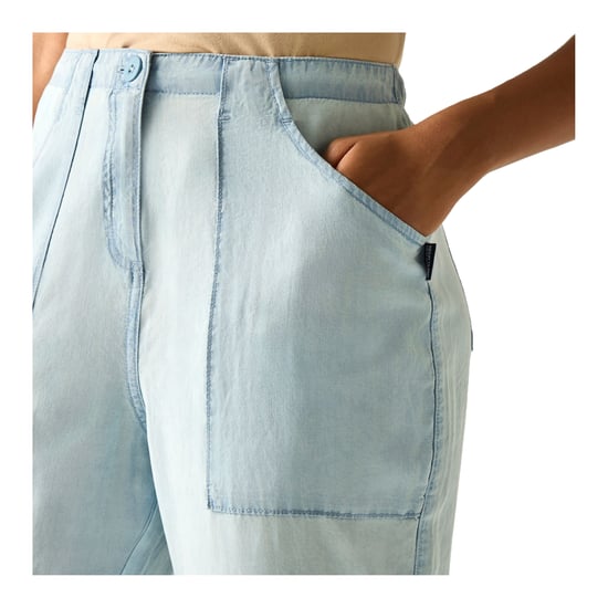 Regatta Dames/Dames Shorebella Capri Broek (Chambray) - Image 4