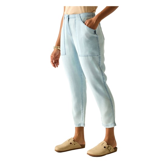 Regatta Dames/Dames Shorebella Capri Broek (Chambray) - Image 5