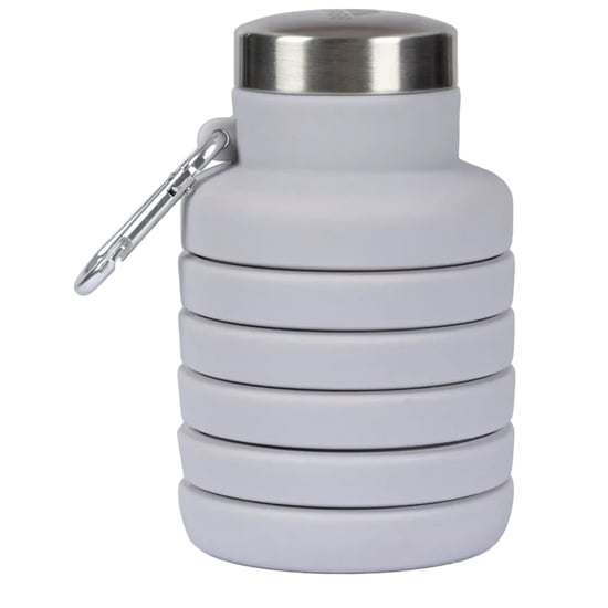 Trespass Vavo opvouwbare silicone waterfles (Platina) - Image 1