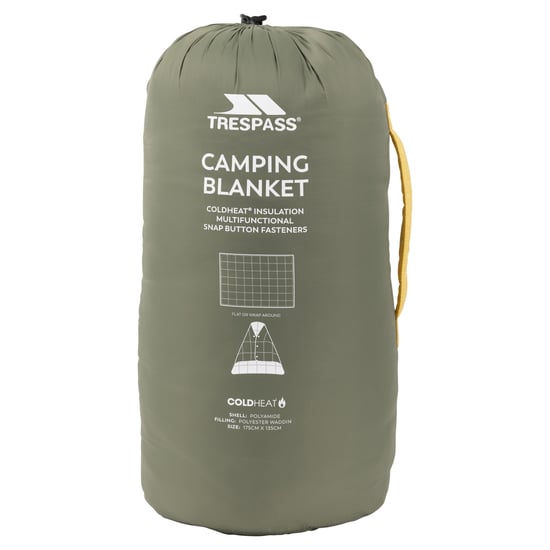 Trespass Coorie Gewatteerde Picknickdeken (Bieslook) - Image 2