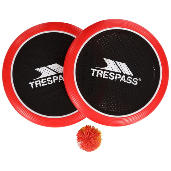 Trespass Stringbatz Trampoline Knuppel- en Balspel (Rood/zwart/wit) - Image 1