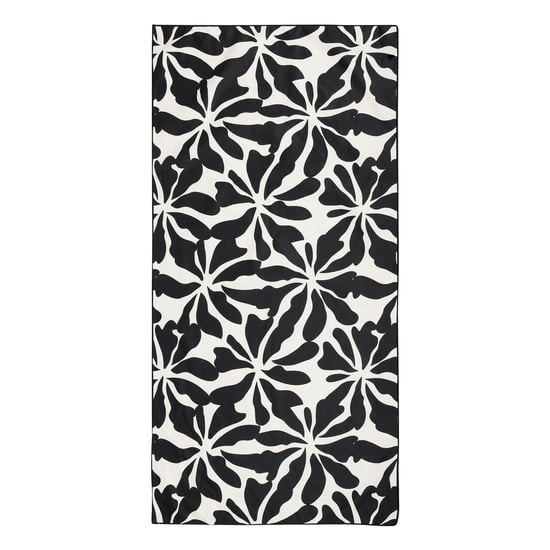 Regatta Abstract gebloemde microvezel strandhanddoek (Beige) - Image 1