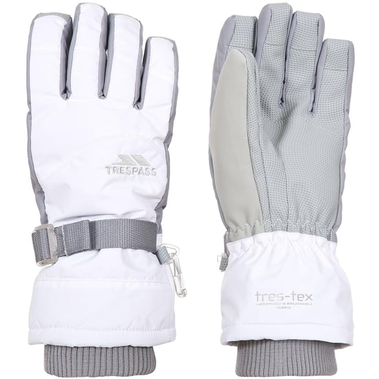 Trespass Vrouwen/dames Vizza II-handschoenen (Wit) - Image 1