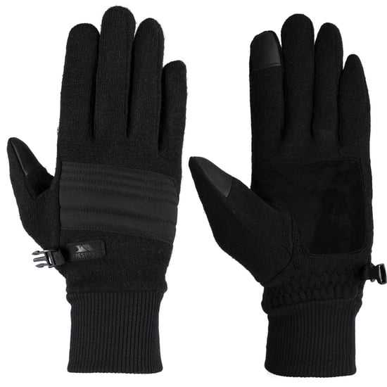 Trespass Heren Douglas Leren Skihandschoenen (Zwart) - Image 1