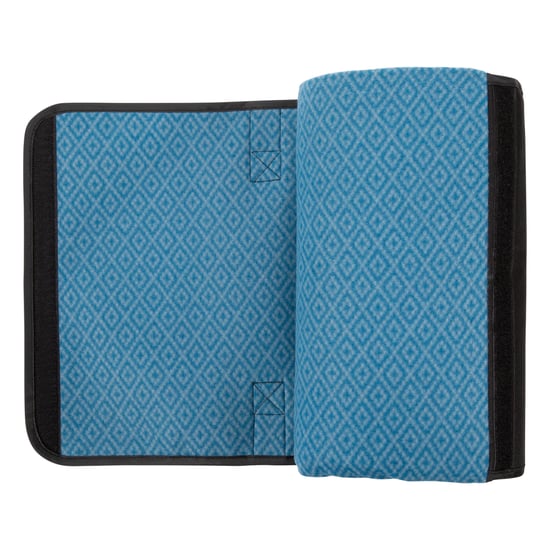 Trespass Waterdichte Geruite Opvouwbare Deken (Rijk groenblauw) - Image 2