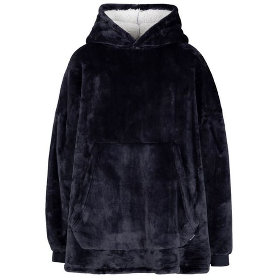 Trespass Uniseks Volwassen Knusse Oversized Hoodie Deken (Marine) - Image 1