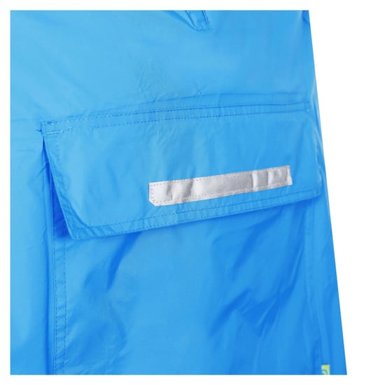 Trespass - Unisex Qikpac Waterdichte Opbergbare Poncho met Capuchon (Blauw) - Image 2