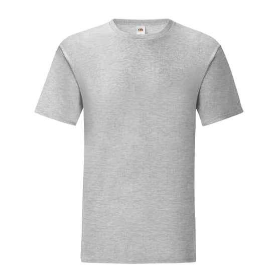 Fruit of the Loom Unisex Adult Iconic Heather T-Shirt (Donkere Heide Grijs) - Image 1