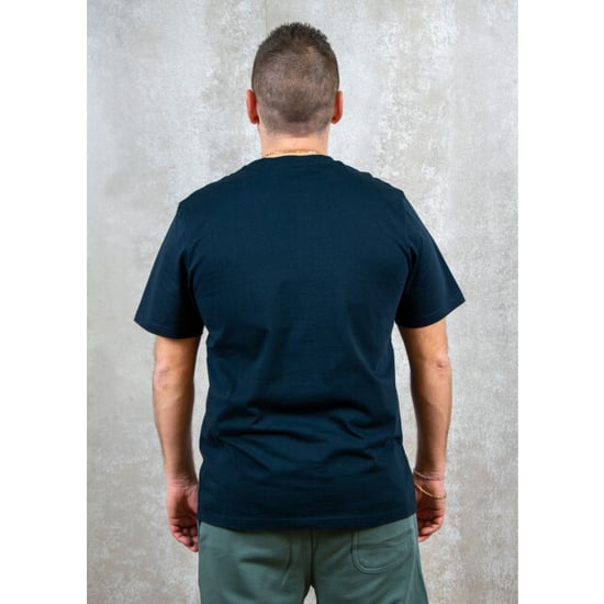 Lyle & Scott merk borstlogo donker marineblauw T-shirt - Image 3