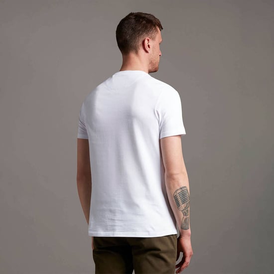 Lyle & Scott Tee SS Plain T-Shirt Wit - Image 2