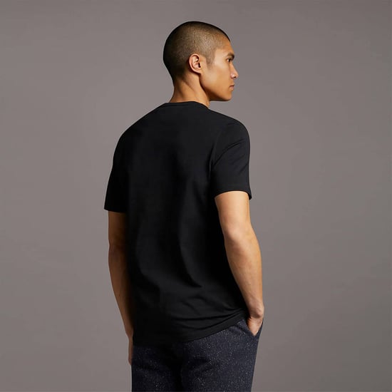 Lyle & Scott Tee SS Plain T-Shirt Zwart - Image 2