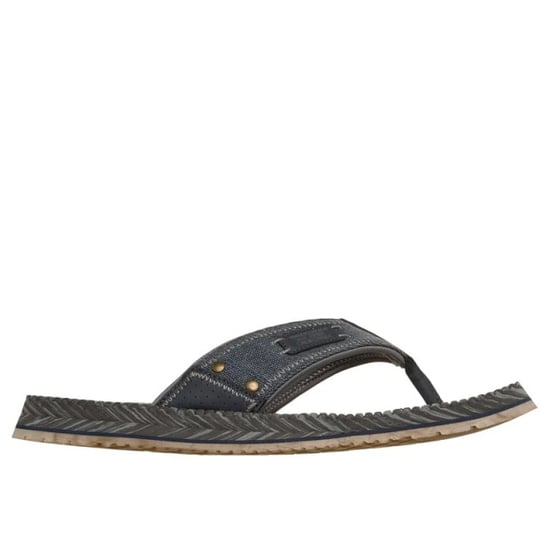 Skechers Quill Textiel Heren Marineblauwe Slippers - Image 5
