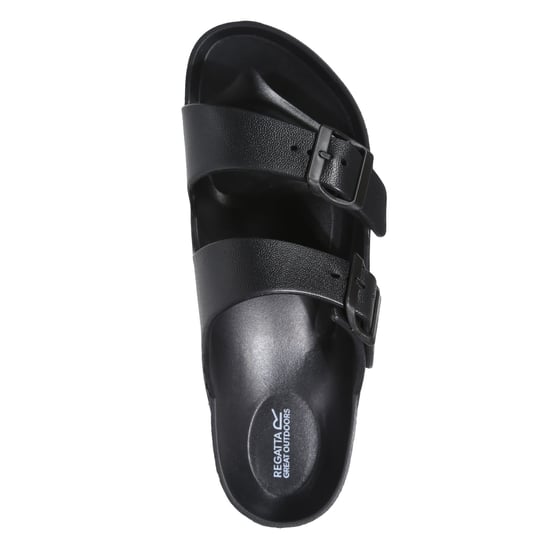Regatta Dames/dames Brooklyn Sandalen met dubbele bandjes (Zwart) - Image 4