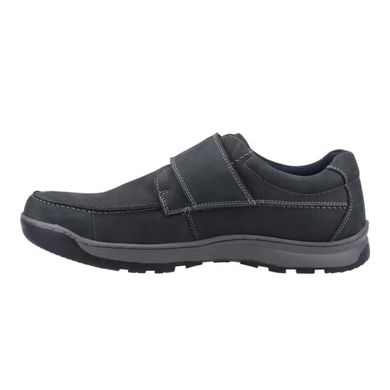 Hush Puppies Heren Casper Leren Klittenbandschoenen (Marineblauw) - Image 3