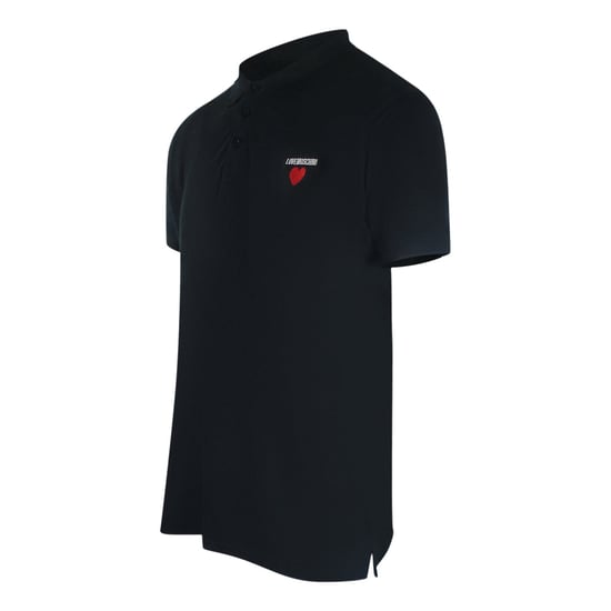 Love Moschino Poloshirt Met Hartlogo, Zwart - Image 2