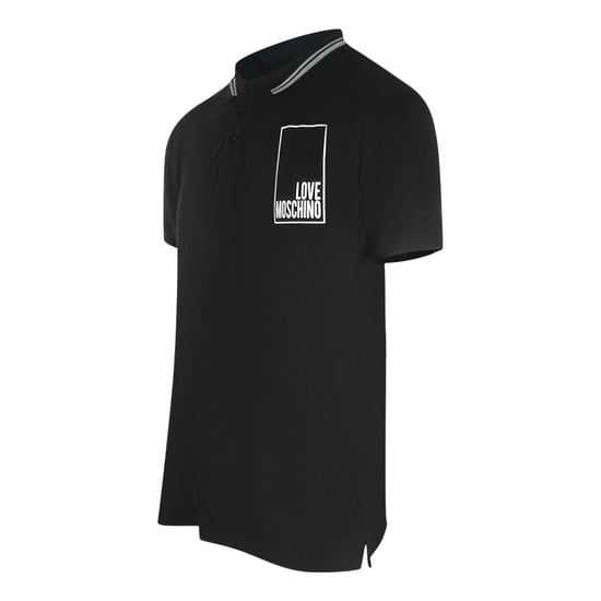 Love Moschino Box Logo Zwarte Poloshirt - Image 4