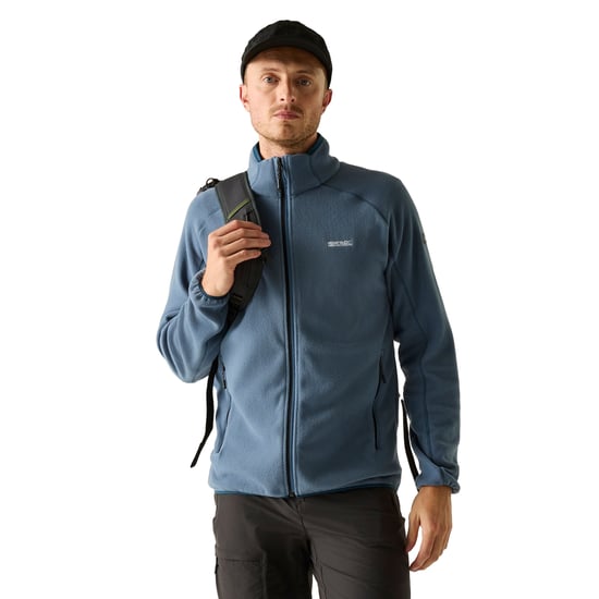 Regatta Heren Hadfield Full Zip Fleece Jas (China Blauw) - Image 4