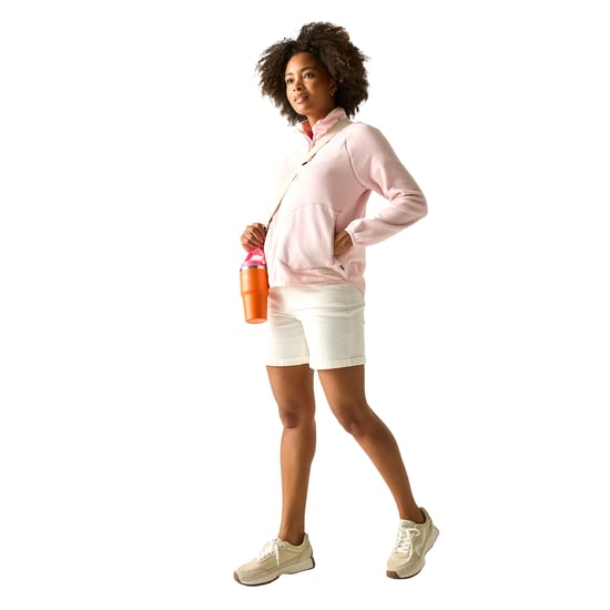 Regatta Dames/Dames Frankie Quarter Zip Fleece Top (Roze waas) - Image 5