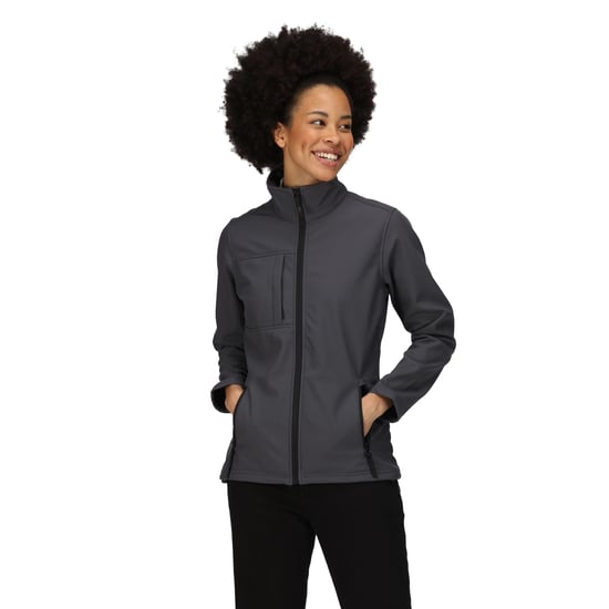 Regatta - Dames Professional Octagon II Waterdichte Softshell Jas (Grijs/Zwart) - Image 4