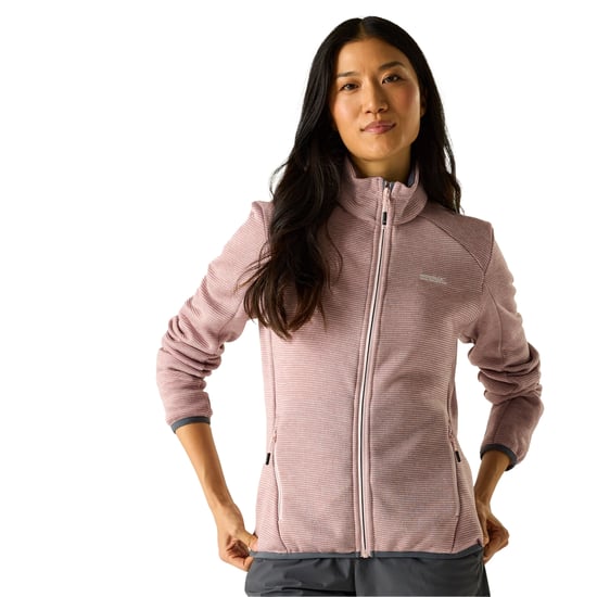 Regatta Dames/Dames Newhill Full Zip Fleecejack (Roze waas) - Image 4