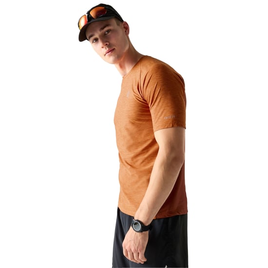Dare 2B Heren Power Up T-Shirt (Gebrande sinaasappel) - Image 4