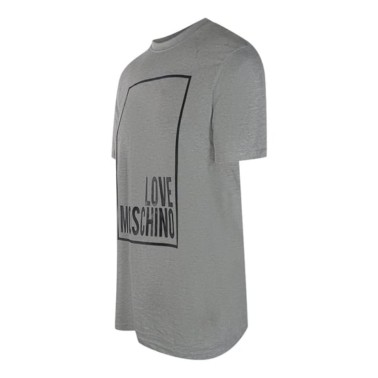 Love Moschino Box Logo Grijs T-shirt - Image 2