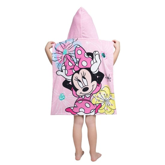 Disney Minnie Mouse Strik Handdoek met capuchon (Roze/Multikleurig) - Image 3