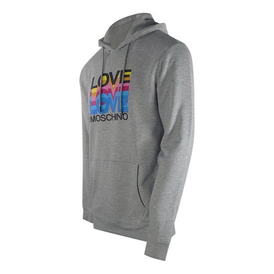 Love Moschino Multi Logo Grijze Hoodie - Image 3