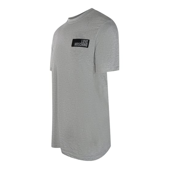 Love Moschino Block Logo Grijs T-shirt - Image 3