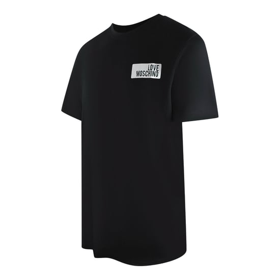 Love Moschino Block Logo Zwart T-shirt - Image 2
