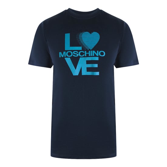 Love Moschino Logo Navy Blue T-shirt - Image 1