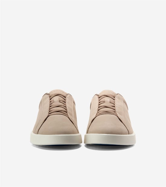 Cole Haan Grand Crosscourt Nubuck Heren Beige Sneakers - Image 2