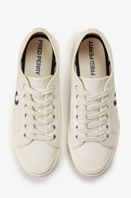 Fred Perry B708 Vintage Tennis Canvas Heren Witte Sneakers - Image 6