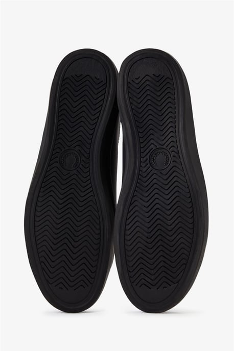 Fred Perry Baseline Leren Heren Zwarte Sneakers - Image 4