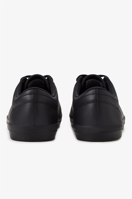 Fred Perry Baseline Leren Heren Zwarte Sneakers - Image 5