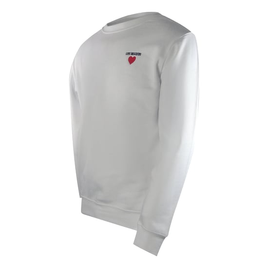 Love Moschino Heart Logo Witte Sweatshirt - Image 3