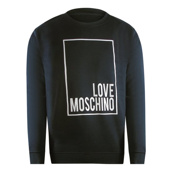 Love Moschino Box Logo Zwarte Sweatshirt - Image 1