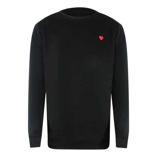 Love Moschino Small Heart Logo Black Sweatshirt - Image 1