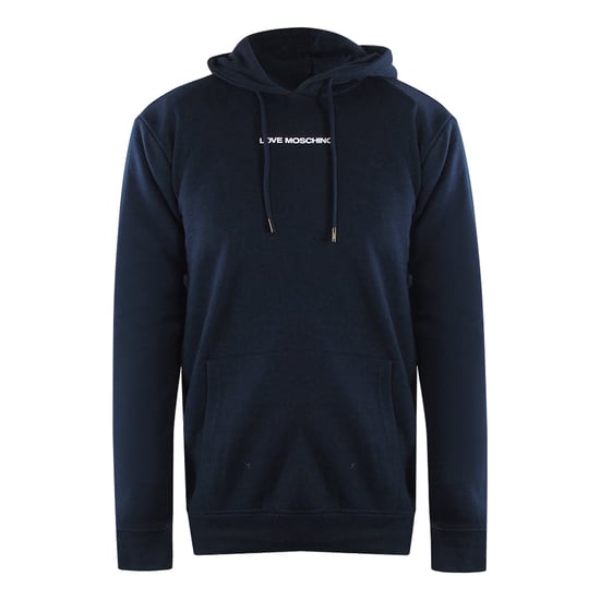 Ik Ben Dol Op De Moschino Marineblauwe Hoodie - Image 1