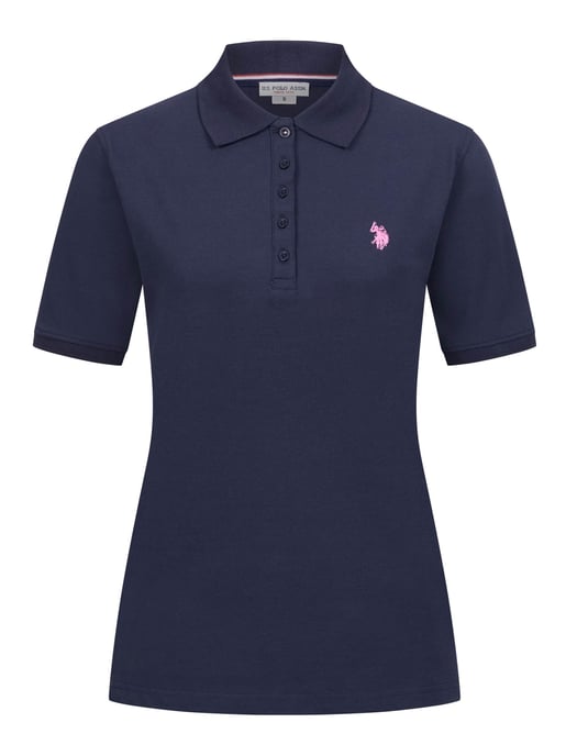 U.S. POLO ASSN. Dames Polo Shirt met korte mouwen gemaakt van katoen elastaan - Image 1