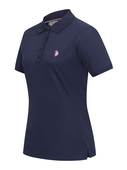 U.S. POLO ASSN. Dames Polo Shirt met korte mouwen gemaakt van katoen elastaan - Image 2