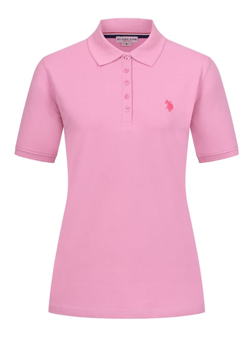 U.S. POLO ASSN. Dames Polo Shirt met korte mouwen gemaakt van katoen elastaan - Image 1