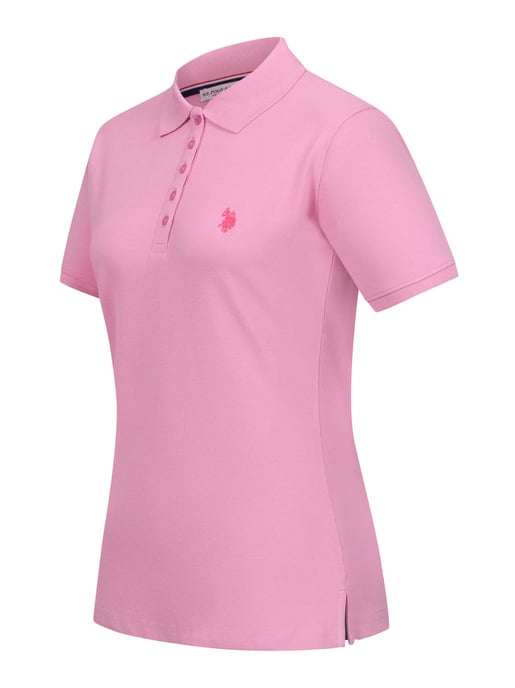 U.S. POLO ASSN. Dames Polo Shirt met korte mouwen gemaakt van katoen elastaan - Image 2