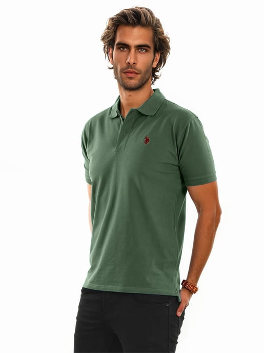U.S. Polo Assn. heren basic poloshirt met korte mouwen en stretch - Image 5