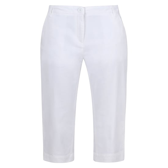 Regatta Dames/Dames Bayletta Capri Broek (Wit) - Image 1