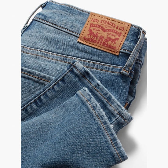 Dames Levis 720 High Rise Super Skinny Jeans in Lichtblauw - Image 5